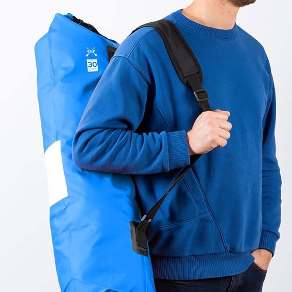 Two Bare Feet 90L Waterproof Dry Bag / Bodyboard Carry Bag - Blue Extra Image 3